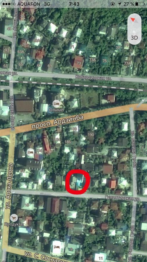 Emiliya Guest House Gagra Bagian luar foto